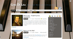 Desktop Screenshot of genedelisa.com